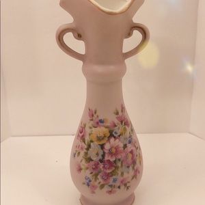 Beautiful Vintage Lefton Pink Vase